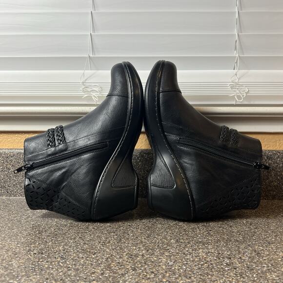 Jambu Designs JBU Ankle Bootie Womens Sz 9.5M Black Vegan/Textile Comfort Casual - Picture 5 of 10